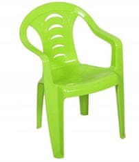 PSB Detská limetkovo zelená záhradná stolička 