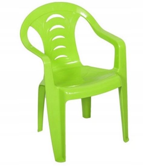 PSB Detská limetkovo zelená záhradná stolička
