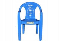 PSB Detská záhradná stolička modrá 