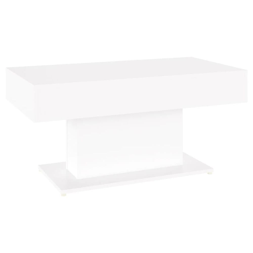 Vidaxl Konferenčný stolík, biely 96x50x45 cm, kompozitné drevo
