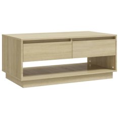 Vidaxl Konferenčný stolík, dub sonoma 102,5x55x44 cm, kompozitné drevo