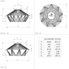 EGLO EGLO Stropné svietidlo ADWICKLE 43775