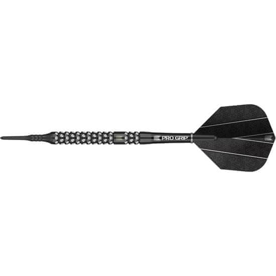 Target Šípky soft Rob Cross black pixel 18g, 90% wolfram