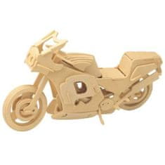 Woodcraft Woodcraft Dřevěné 3D puzzle motorka závodní