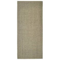 Vidaxl Sisalový koberec na škrabadlo sivohnedý 80x150 cm