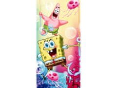 Jerry Fabrics Detská plážová osuška SpongeBob a Patrik