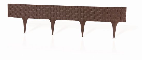 GardenPlast Okraj trávnika Palisada 80 cm RATTANPALISADE-hnedá