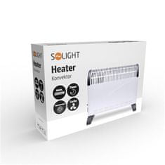 Solight Ohrievač konvektor s ventilát+časovač SOLIGHT KP04