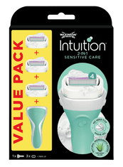 Wilkinson Sword Intuition Sensitive strojček + 3 náhradné hlavice