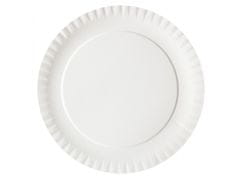 sarcia.eu Veľké papierové taniere 23cm biele EKO 100 kusov