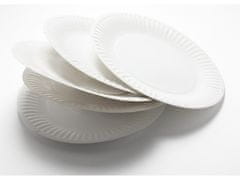 sarcia.eu Papierové taniere biele 18cm ECO 10 ks
