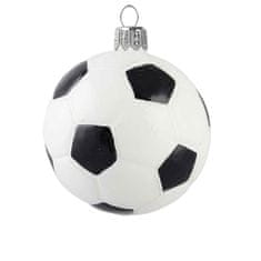 Decor By Glassor Vianočná ozdoba futbalová lopta