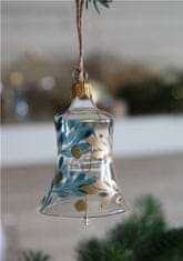 Decor By Glassor Vianočný zvonček s vetvičkou