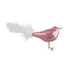 Decor By Glassor Vtáčik ružový menší