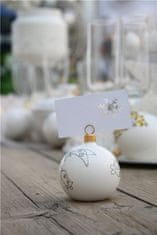 Decor By Glassor Vianočná menovka biela obrázky