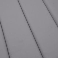 Vidaxl Podložka na ležadlo sivá 180x60x3 cm oxfordská látka