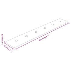 Vidaxl Nástenné panely 12 ks vínovočervené 90x15 cm umelá koža 1,62 m²