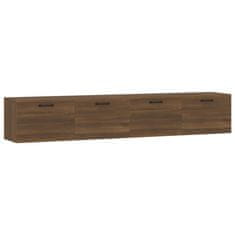 Vidaxl Nástenné skrinky 2 ks hnedý dub 100x36,5x35 cm spracované drevo