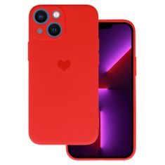 Vennus Zadný kryt Heart pre Iphone 14 design 1 červený