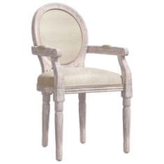 Vidaxl Jedálenská stolička 54x56x96,5 cm, ľan