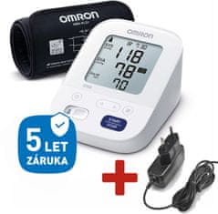 Omron Tonometer na rameno M3 Comfort Intelli, digitálny + napájací zdroj