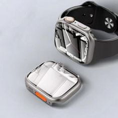 Tech-protect Defense 360 puzdro s ochranným sklom na Apple Watch 4/5/6/SE 44mm, titanium