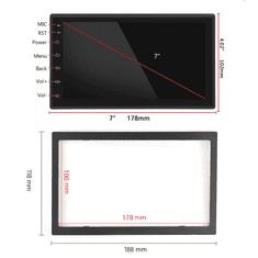 MM Store Univerzálne 2 DIN autorádio 9.1 android