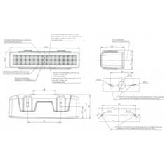 WAS Světlo zadní sdružené LED W98/747 12V/24V