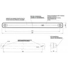 WAS Světlo směrové LED W173dd/1217 dynamický blinkr 12V/24V