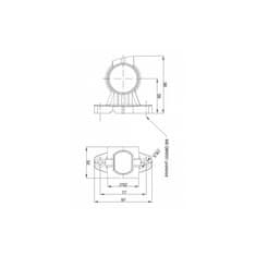 FRISTOM světlo poziční tykadlo LED FT-140A P 12+24V pravé krátké