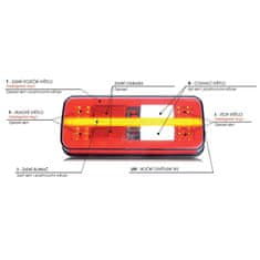 WAS Světlo zadní sdružené W187/1324DD L/P 12/24V s dynamickým blinkrem