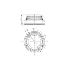 FRISTOM maják LED magnetický FT-101 RO LED MAG M78