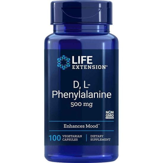 Life Extension Doplnky stravy D, L-phenylalanine