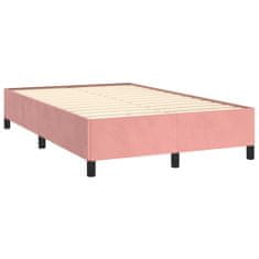 Petromila vidaXL Boxspring posteľ s matracom, ružová 120x190 cm, zamat