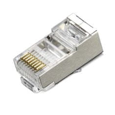 XtendLan Konektor STP RJ45 CAT5e, drôt, tienený, okrúhly