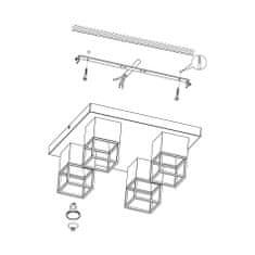 EGLO EGLO Stropné svietidlo MONTEBALDO 97731