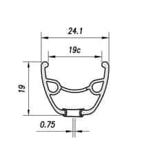 Mach1 ráfik 29&quot; Neo disc 36dier/1nit čierny