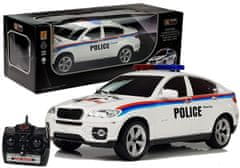 Lean-toys Policajné kupé R/C auto na diaľkové ovládanie