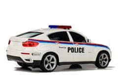 Lean-toys Policajné kupé R/C auto na diaľkové ovládanie