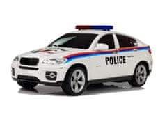 Lean-toys Policajné kupé R/C auto na diaľkové ovládanie