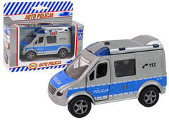 Lean-toys Kovové auto Van Police Polish Words HKG087