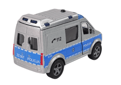 Lean-toys Kovové auto Van Police Polish Words HKG087