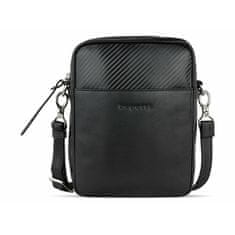 BUGATTI Pánska kožená crossbody taška Comet 49220801