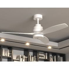 Cecotec Stropný ventilátor , 5976 EnergySilence Aero 5200 White Design, stropný, priemer 132 cm, 3 lopatky, LED lampa, 6 rýchlostí, časovač, 40 W
