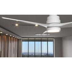 Stropný ventilátor , 5976 EnergySilence Aero 5200 White Design, stropný, priemer 132 cm, 3 lopatky, LED lampa, 6 rýchlostí, časovač, 40 W