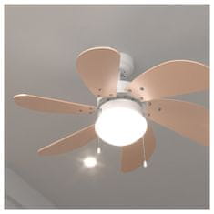 Cecotec Stropný ventilátor , 5966 EnerySilence Aero 3600 Vision Orange, priemer 92 cm, 3 rýchlosti, 6 lopatiek, lampa, 50 W