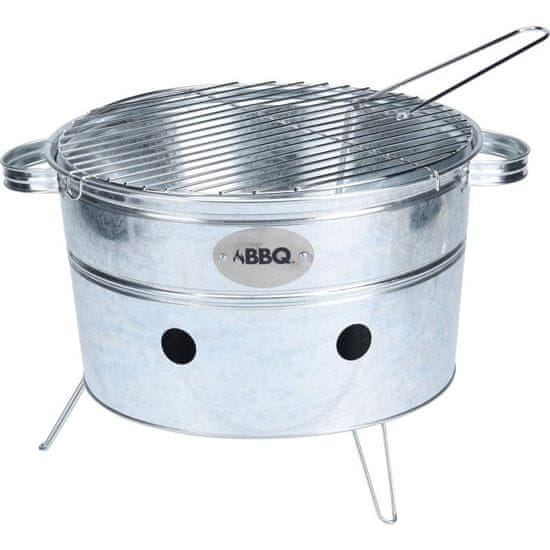 BBQ PROGARDEN Gril prenosný kruhový 34,5 x 20 cm KO-C80900370