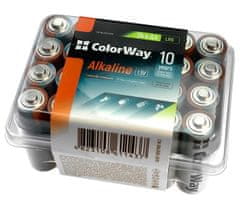 ColorWay alkalická batéria AA/ 1.5V/ 24ks v balení/ Plastový box