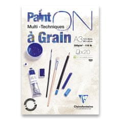 Clairefontaine Blok Paint on Grain A3, 20 listov, 250 g