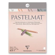 Blok Clairefontaine Pastelmat No.2 24 x 30 cm, 12 listov, 360 g